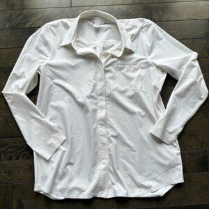 Athleta Technical Button Down Shirt